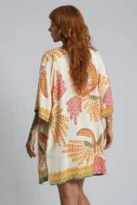 Kimono Estampado Off White - Imagem 2