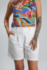 Short com Linho - Imagem 2