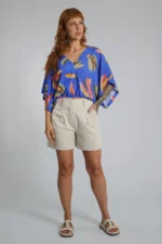 Blusa Cropped Estampada Bananas - Imagem 2