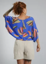 Blusa Cropped Estampada Bananas - Imagem 4